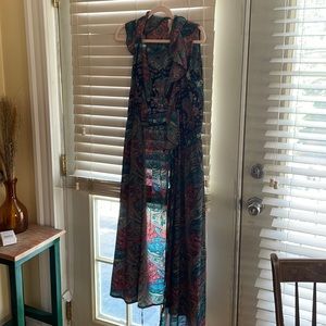 Xs paisley dress from anthropologie